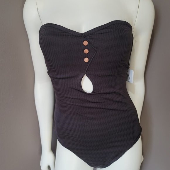 Onia Edith Strapless One Piece Swimsuit Size Medium - Picture 2 of 11